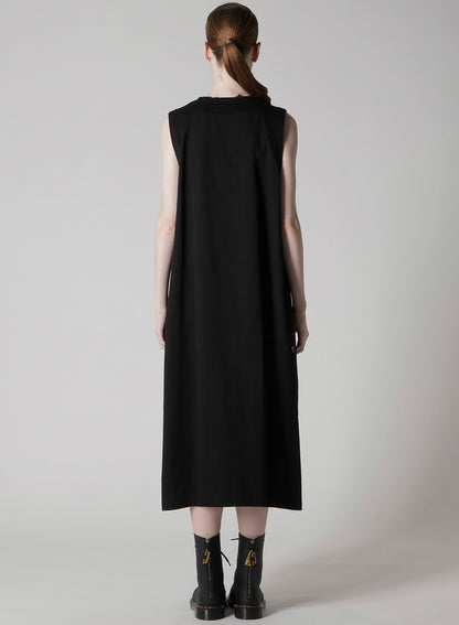 [Y's BORN PRODUCT] COTTON TWILL LONG DRESS