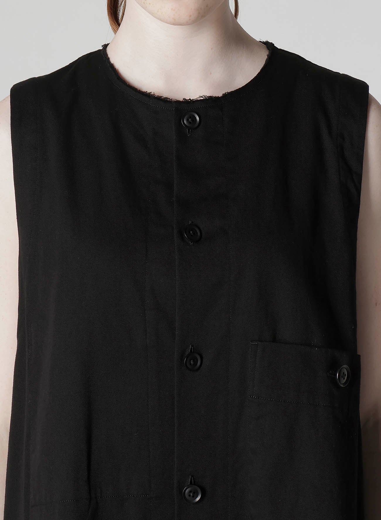 [Y's BORN PRODUCT] COTTON TWILL LONG DRESS