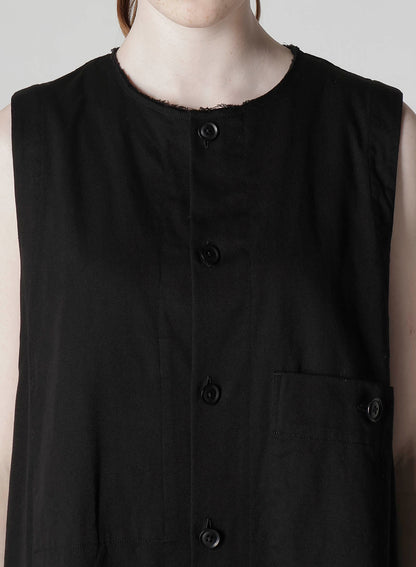 [Y's BORN PRODUCT] COTTON TWILL LONG DRESS