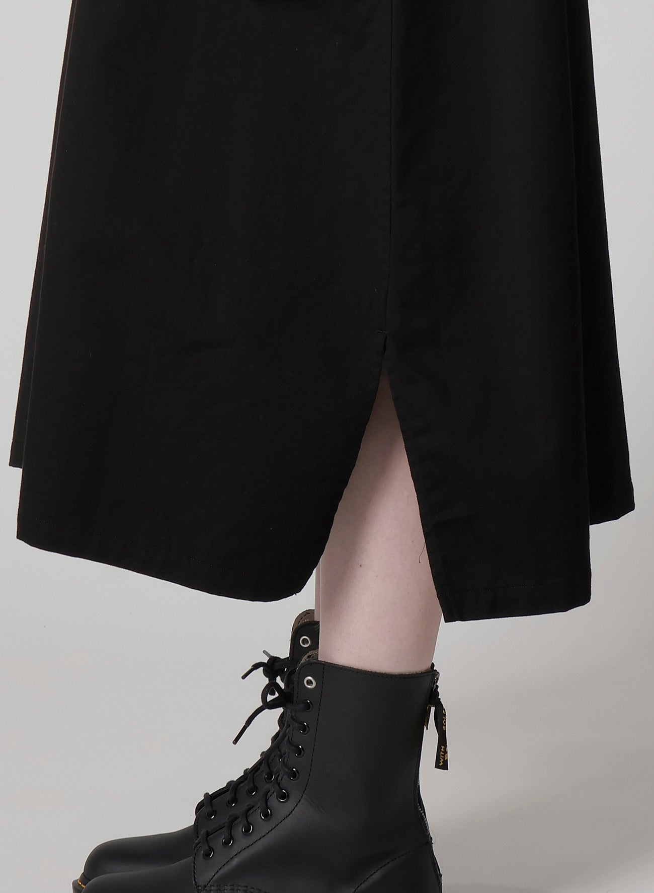 Y's BORN PRODUCT] COTTON TWILL LONG DRESS – THE SHOP YOHJI YAMAMOTO