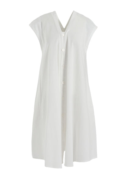 [Y's BORN PRODUCT] THIN COTTON TWILL FRENCH SLEEVE DRESS
