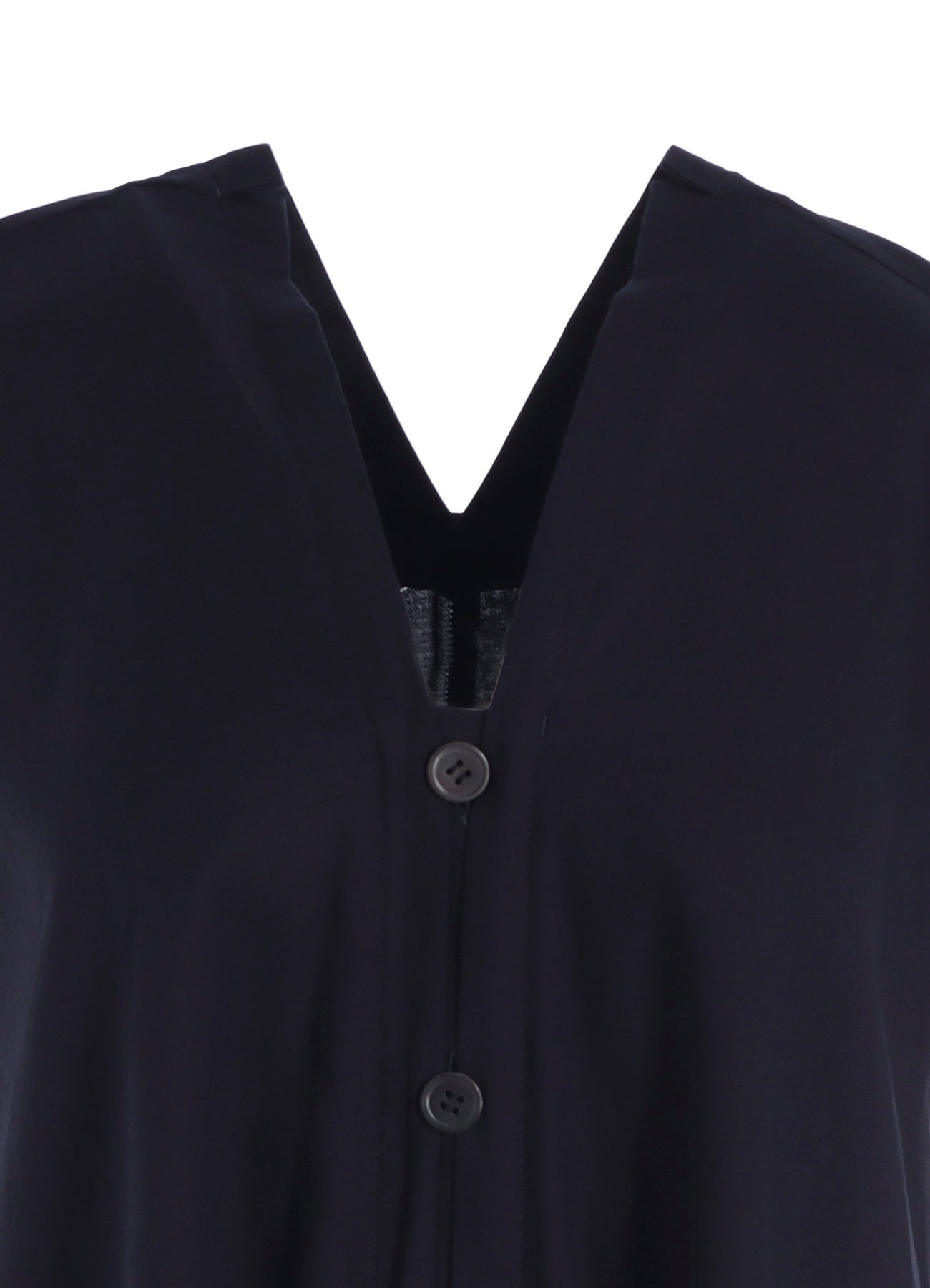 [Y's BORN PRODUCT] THIN COTTON TWILL FRENCH SLEEVE DRESS