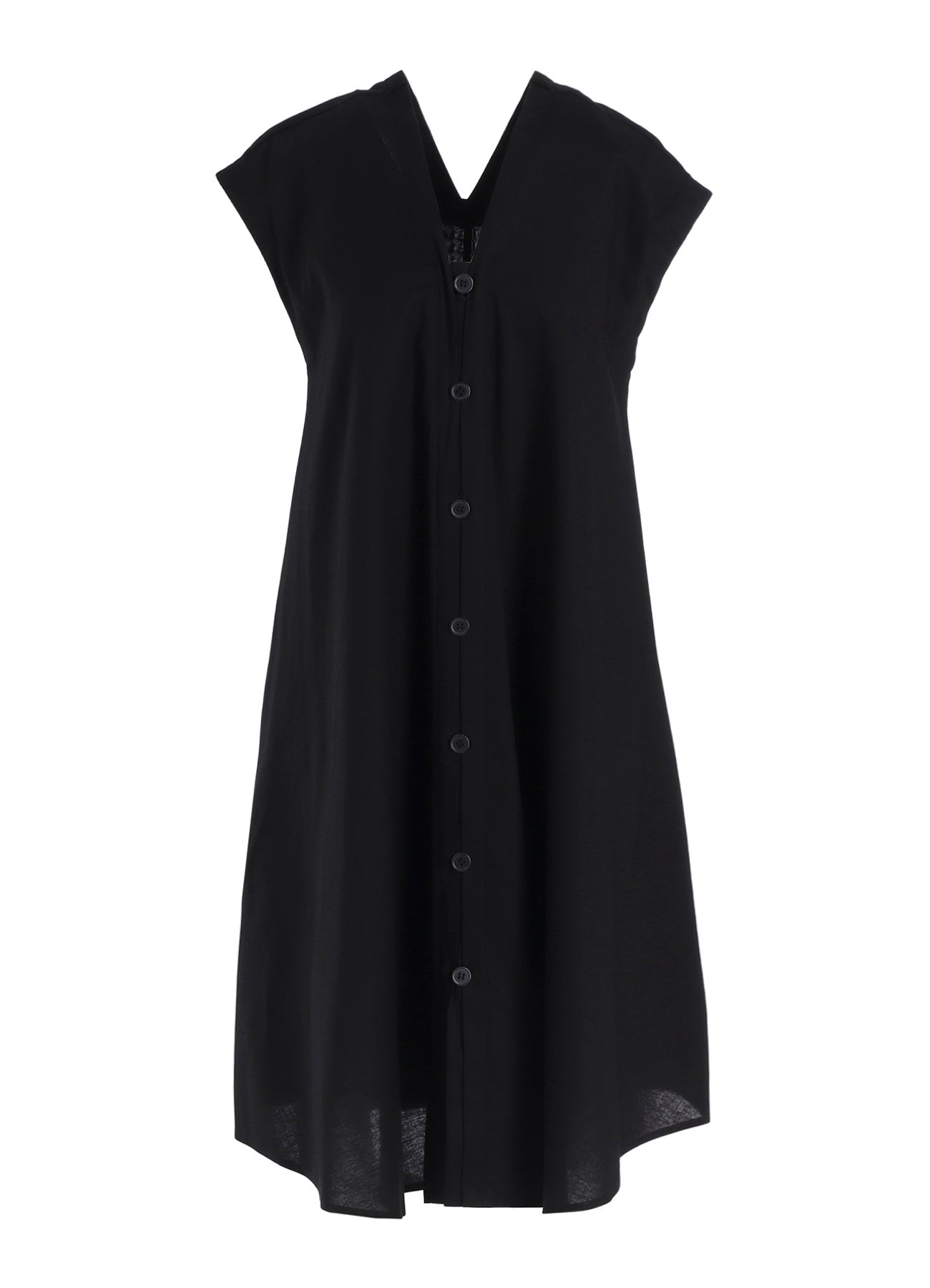 Y's BORN PRODUCT] THIN COTTON TWILL FRENCH SLEEVE DRESS
