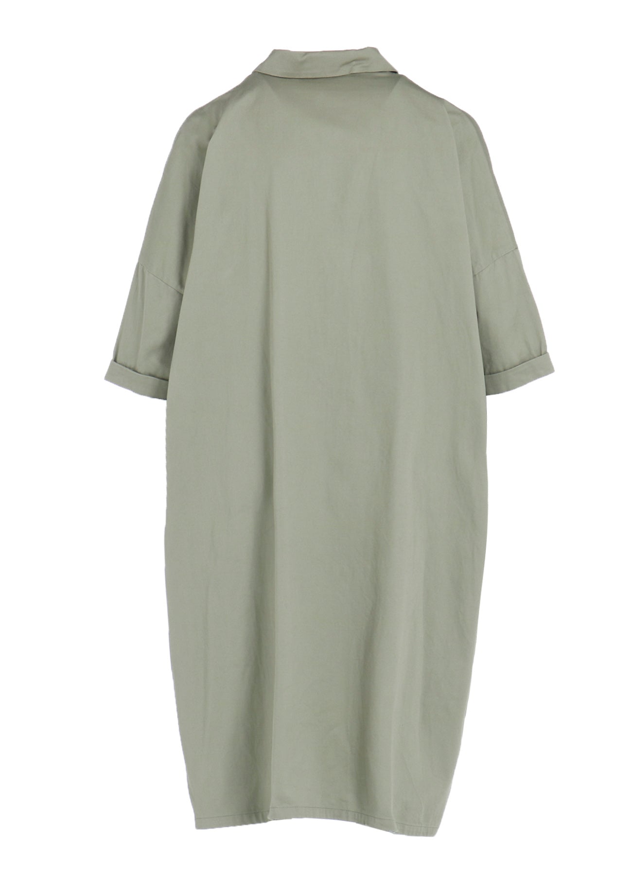 [Y's BORN PRODUCT] COTTON TWILL HALF SLEEVE DRESS