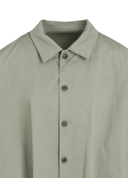 [Y's BORN PRODUCT] COTTON TWILL HALF SLEEVE DRESS