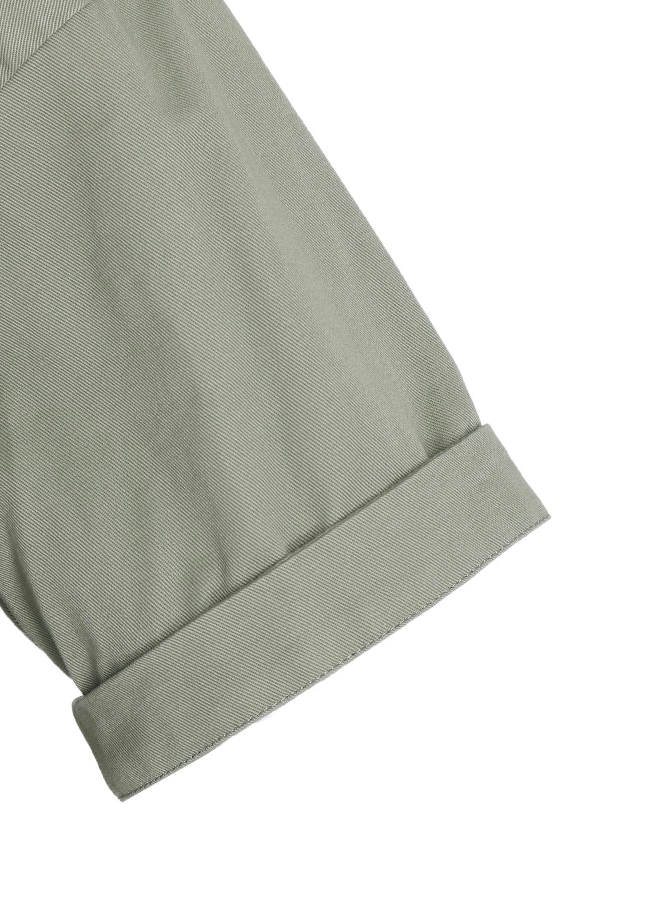[Y's BORN PRODUCT] COTTON TWILL HALF SLEEVE DRESS