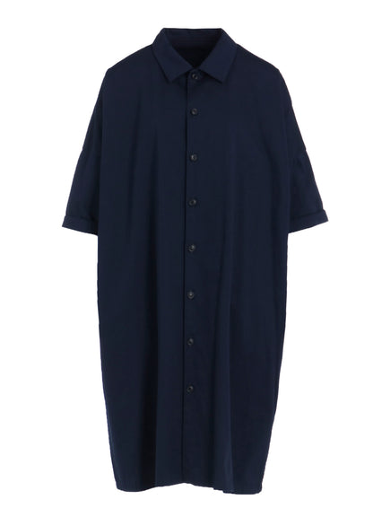 [Y's BORN PRODUCT] COTTON TWILL HALF SLEEVE DRESS