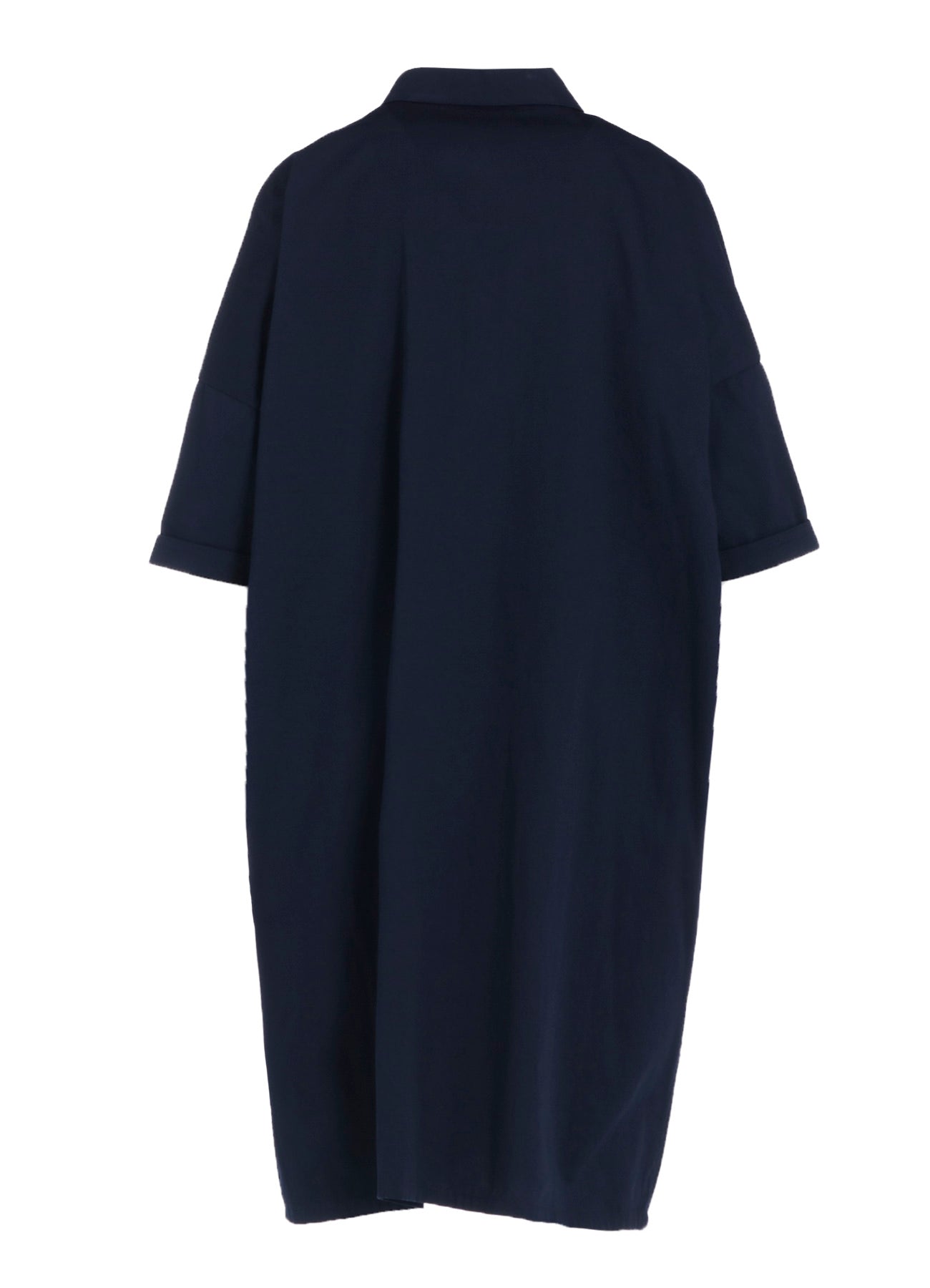 [Y's BORN PRODUCT] COTTON TWILL HALF SLEEVE DRESS