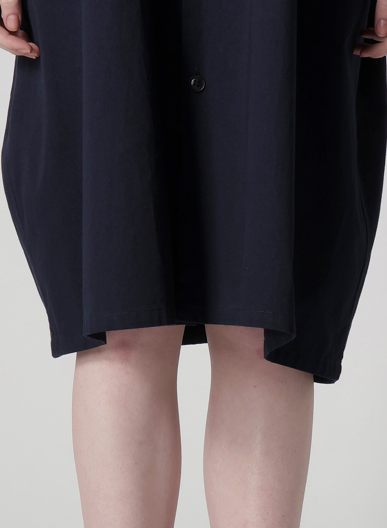 [Y's BORN PRODUCT] COTTON TWILL HALF SLEEVE DRESS
