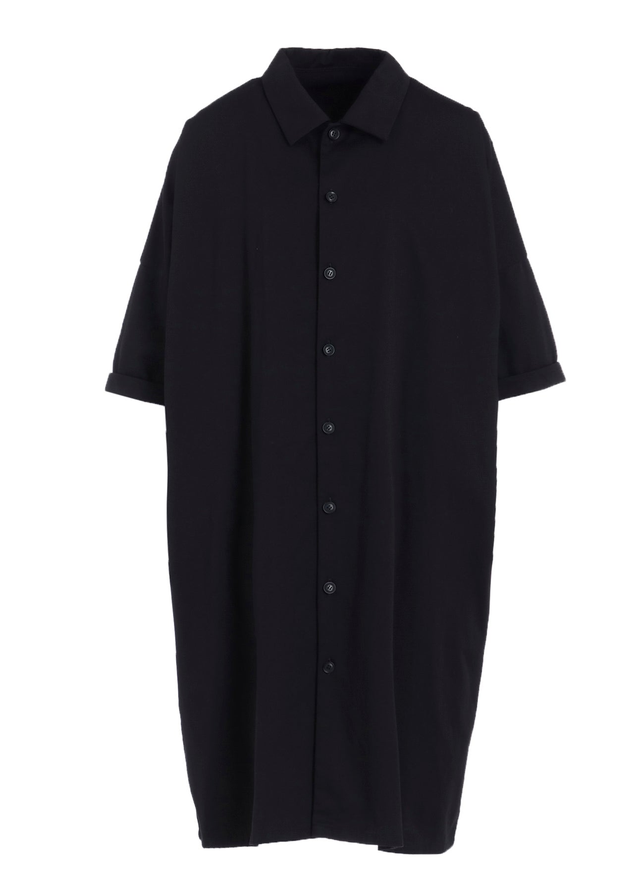 [Y's BORN PRODUCT] COTTON TWILL HALF SLEEVE DRESS