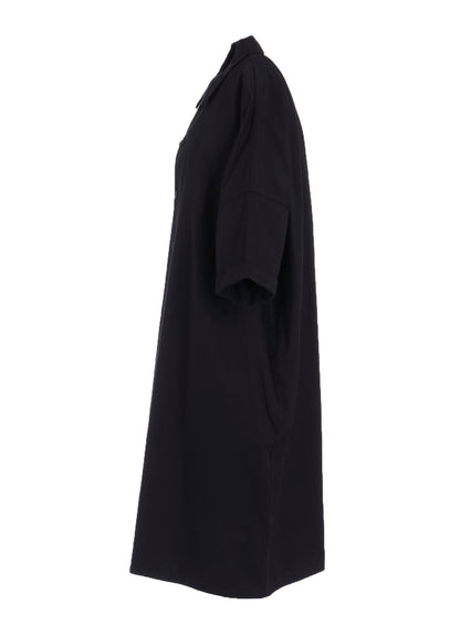 [Y's BORN PRODUCT] COTTON TWILL HALF SLEEVE DRESS
