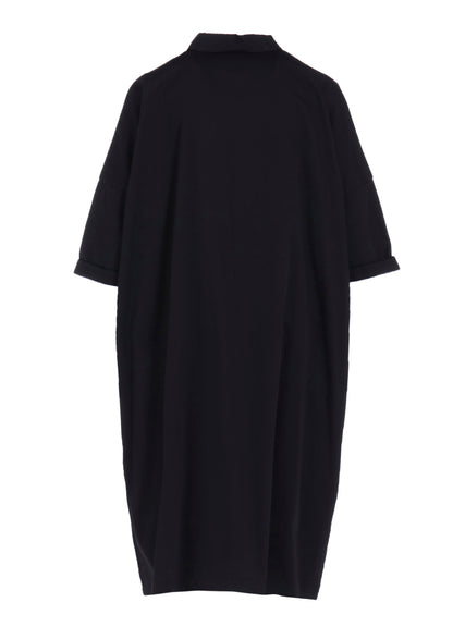 [Y's BORN PRODUCT] COTTON TWILL HALF SLEEVE DRESS
