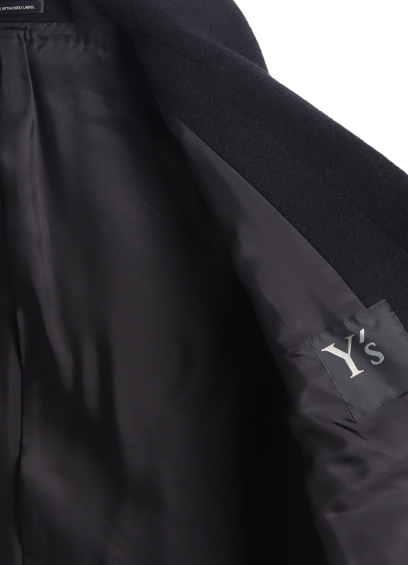 WOOL DOUBLE-FACED MOSSER WIDE COLLAR JACKET