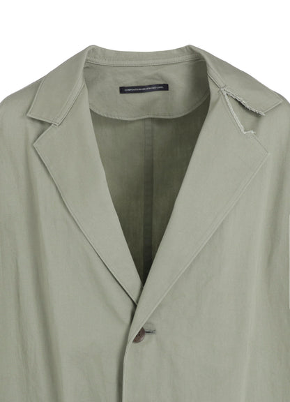 [Y's BORN PRODUCT] COTTON TWILL LONG JACKET