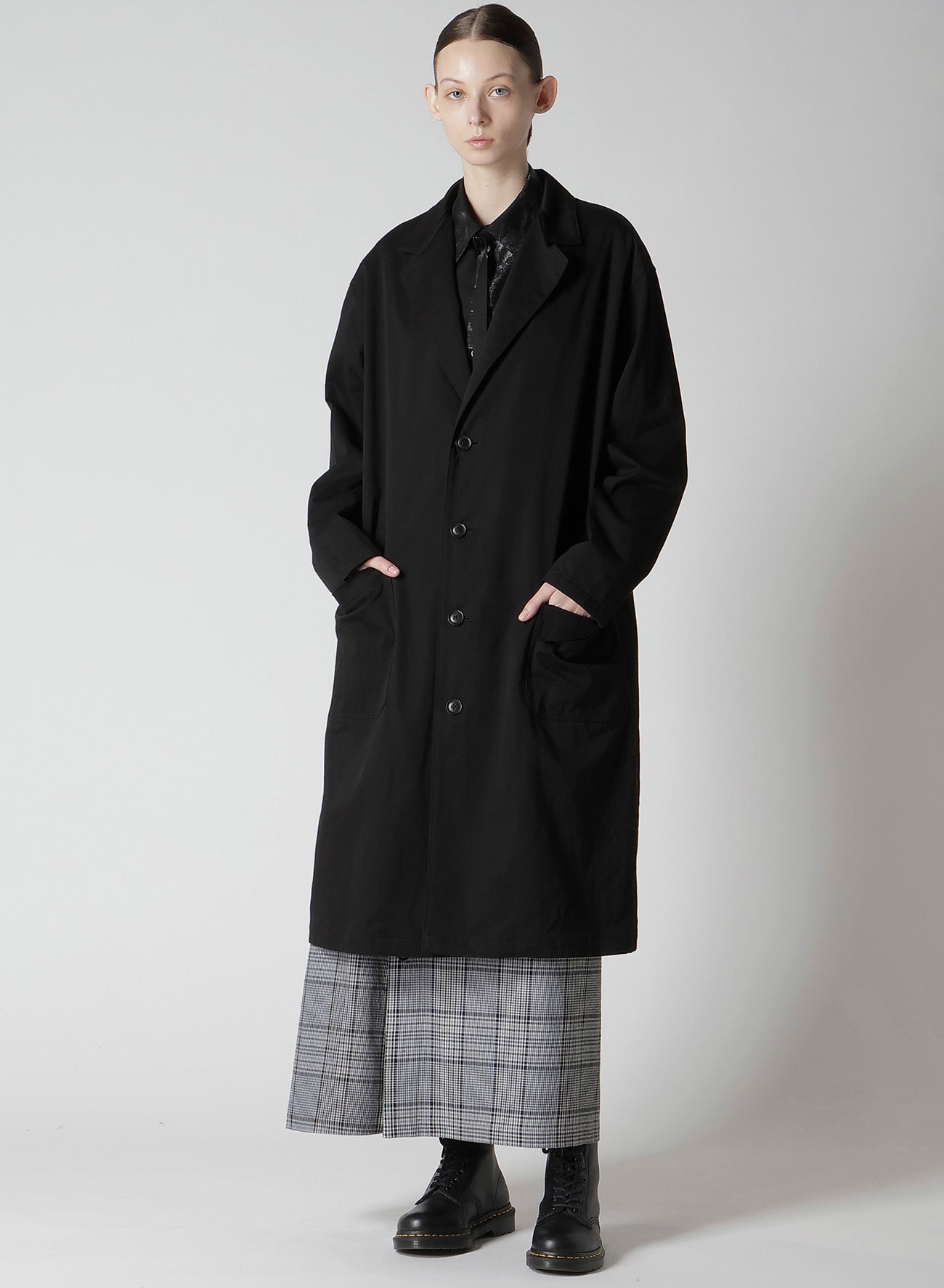[Y's BORN PRODUCT] COTTON TWILL LONG JACKET