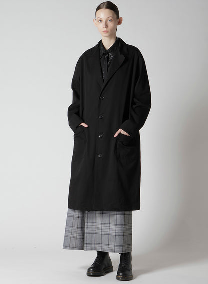 [Y's BORN PRODUCT] COTTON TWILL LONG JACKET