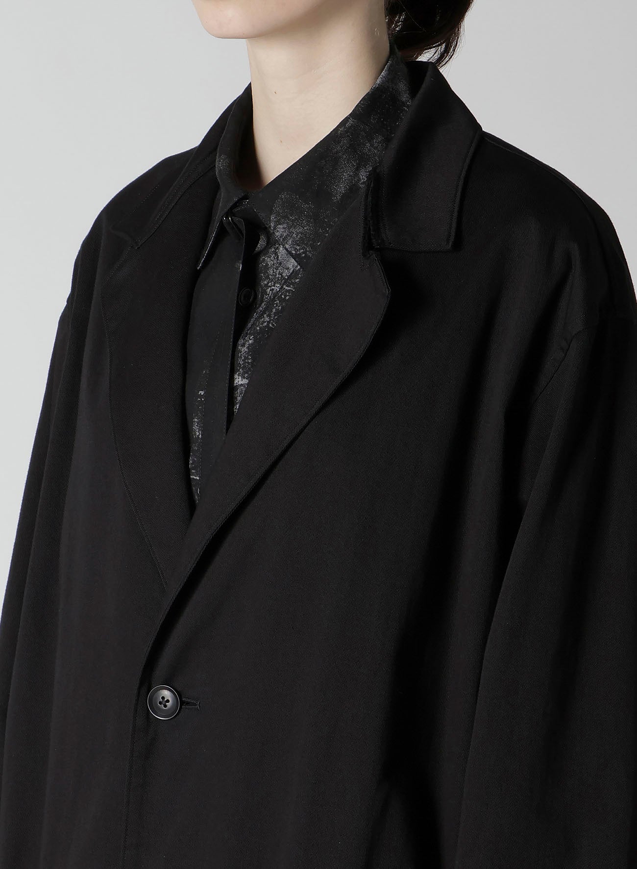 Y's BORN PRODUCT] COTTON TWILL LONG JACKET – THE SHOP YOHJI YAMAMOTO