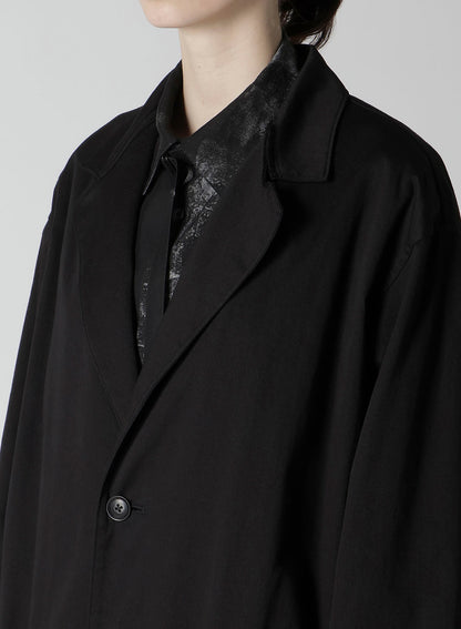 [Y's BORN PRODUCT] COTTON TWILL LONG JACKET