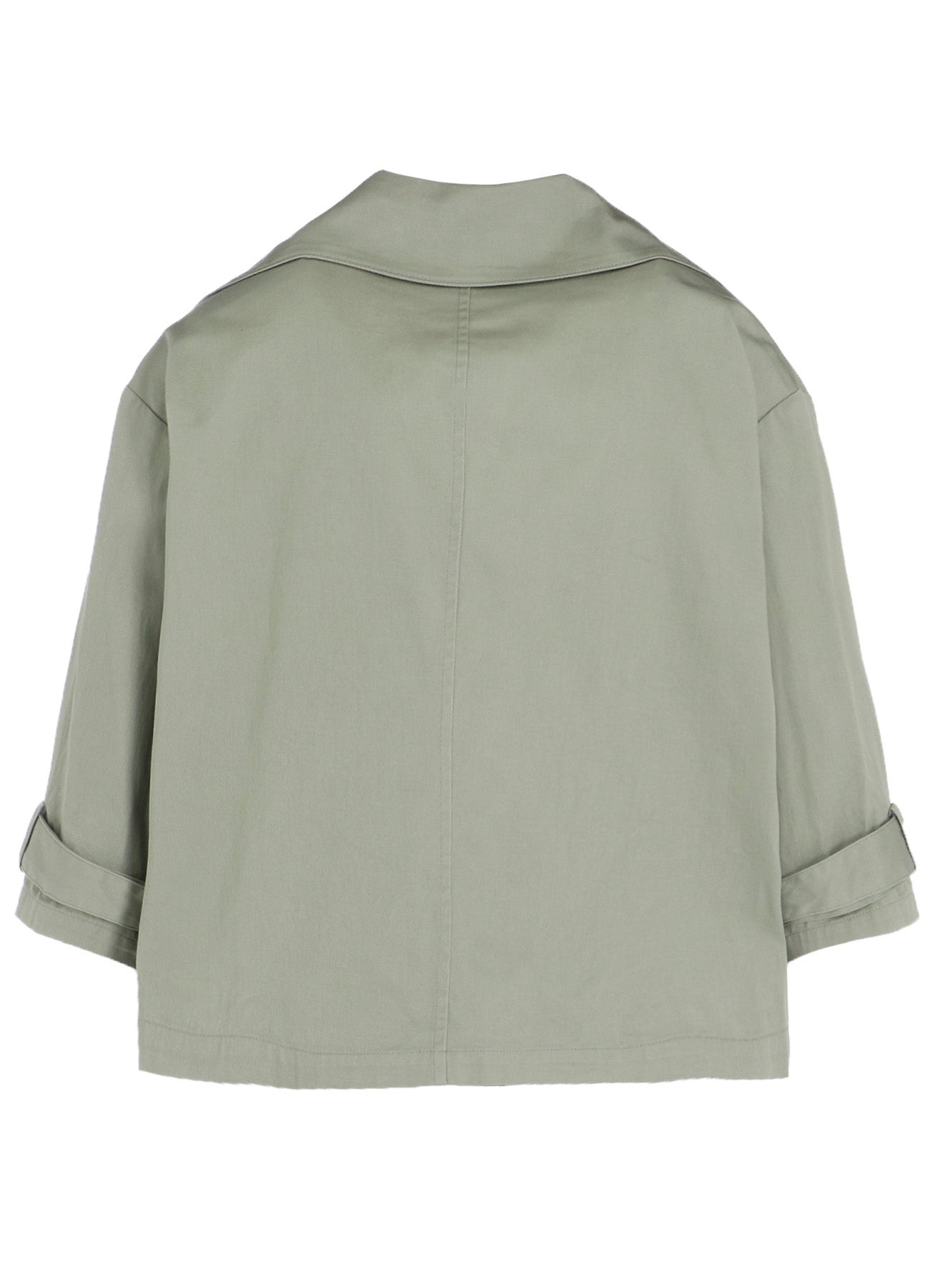 [Y's BORN PRODUCT] COTTON TWILL WIDE COLLAR JACKET