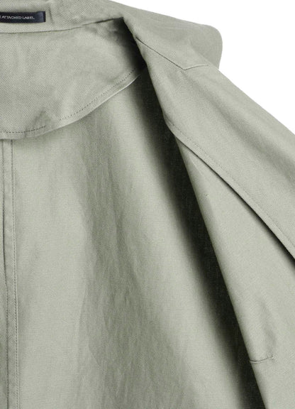 [Y's BORN PRODUCT] COTTON TWILL WIDE COLLAR JACKET