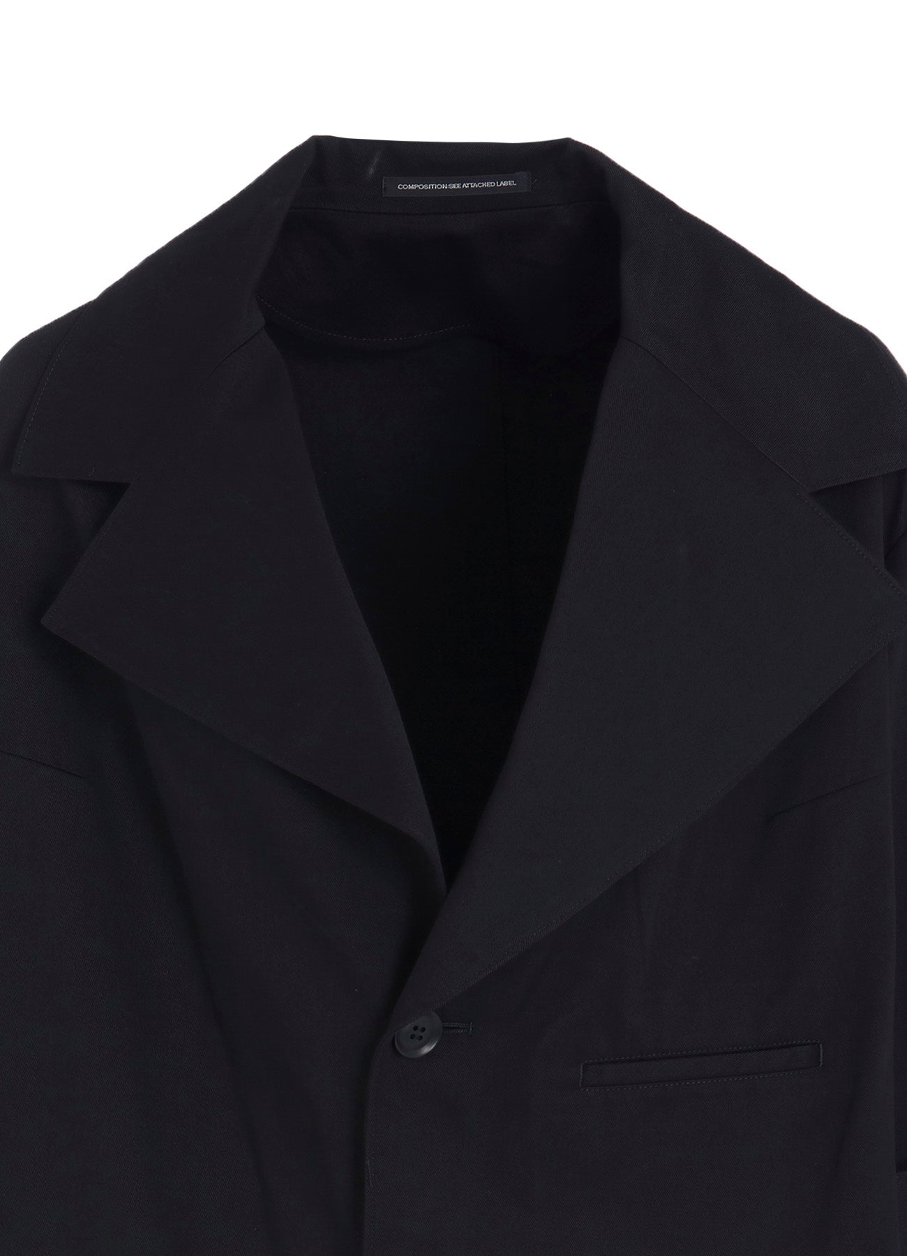 [Y's BORN PRODUCT] COTTON TWILL WIDE COLLAR JACKET