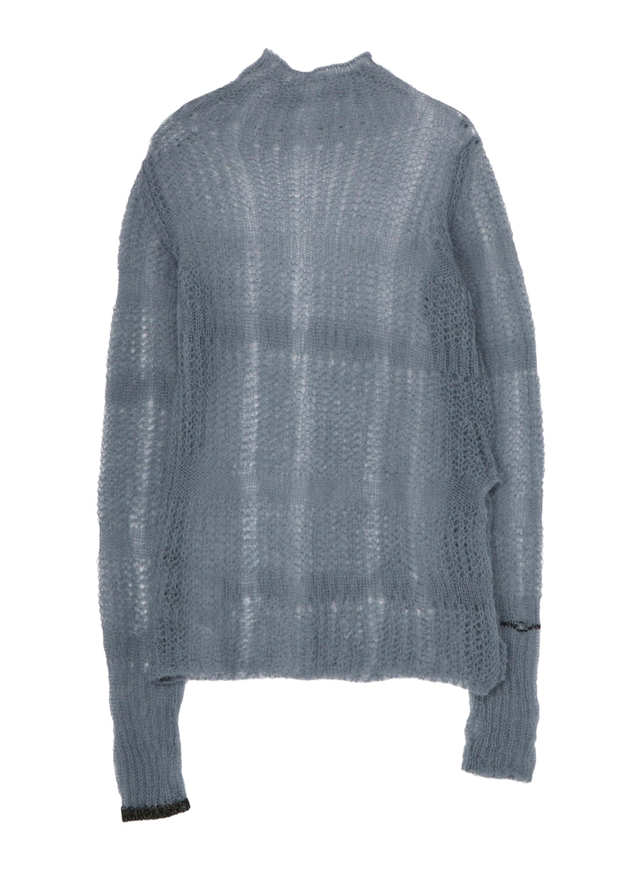 SHEER PLAID ASYMMETRIC LONG KNIT – THE SHOP YOHJI YAMAMOTO