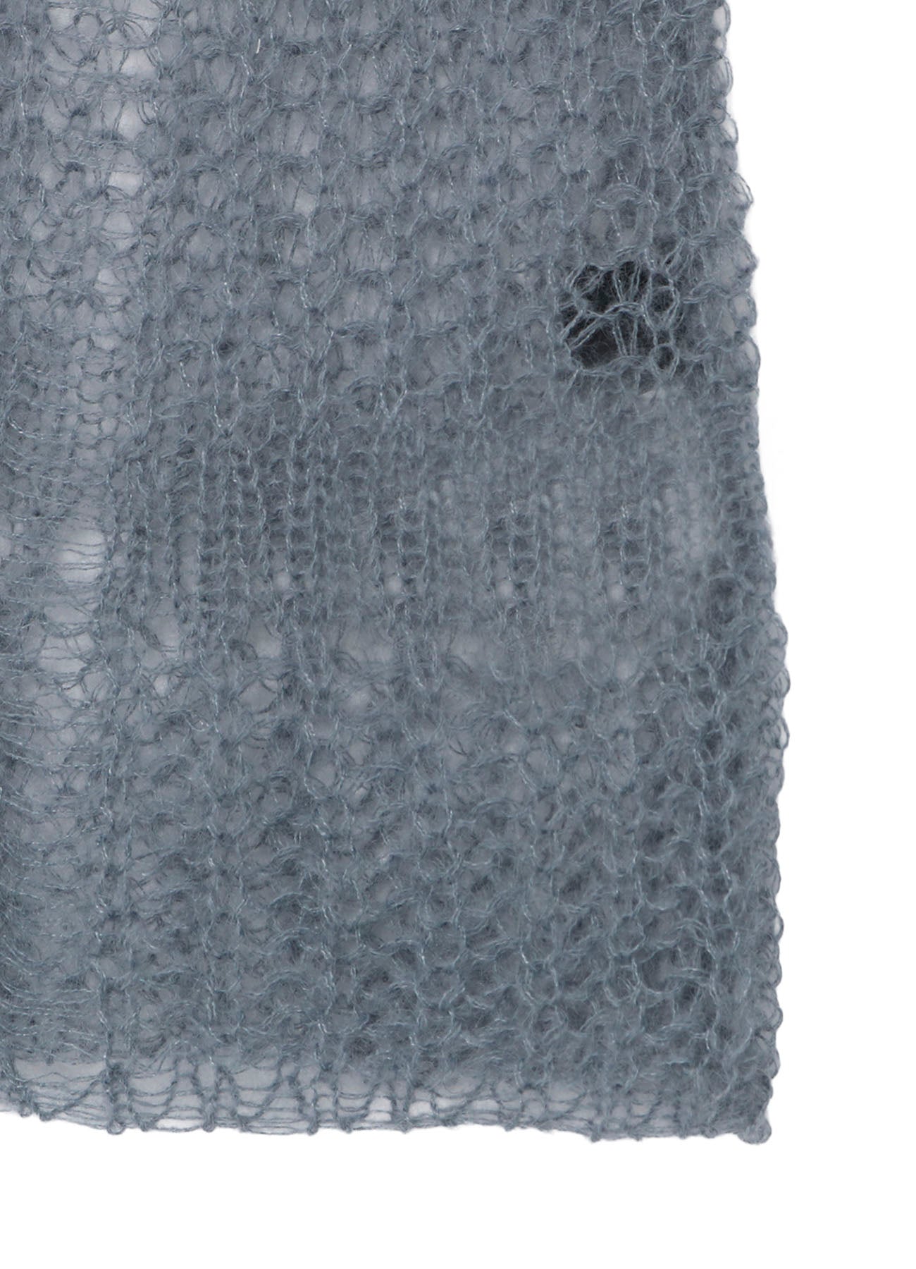 SHEER PLAID ASYMMETRIC LONG KNIT – THE SHOP YOHJI YAMAMOTO