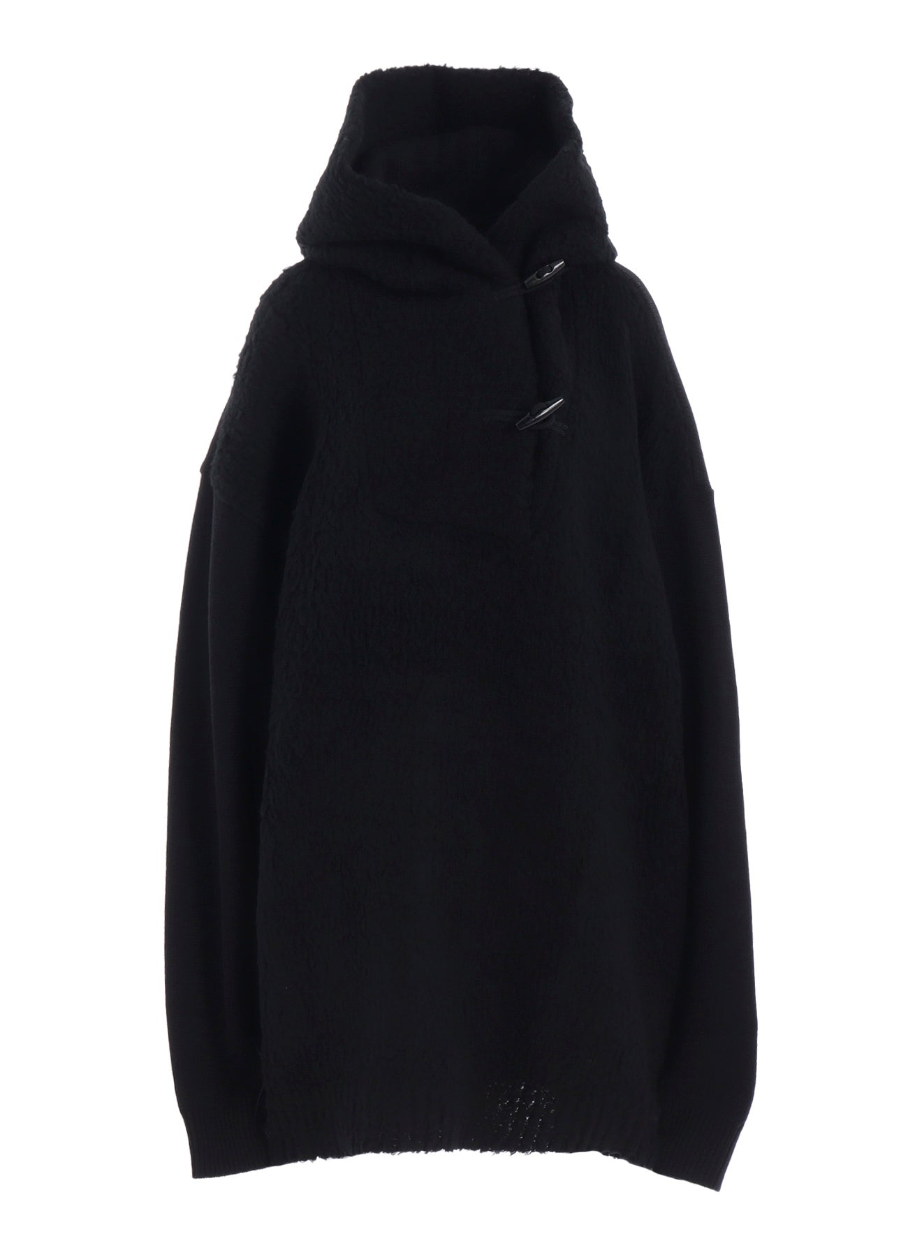 TOGGLE BUTTUN HOODIE