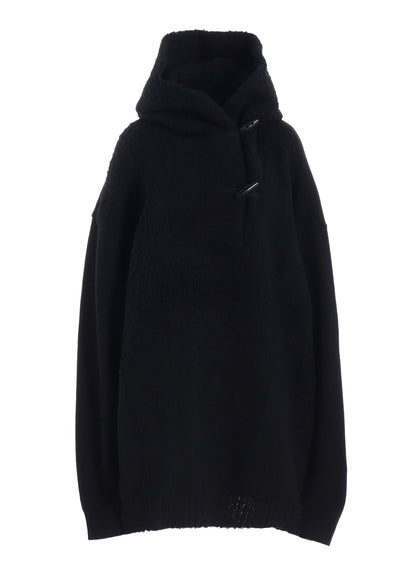 TOGGLE BUTTUN HOODIE