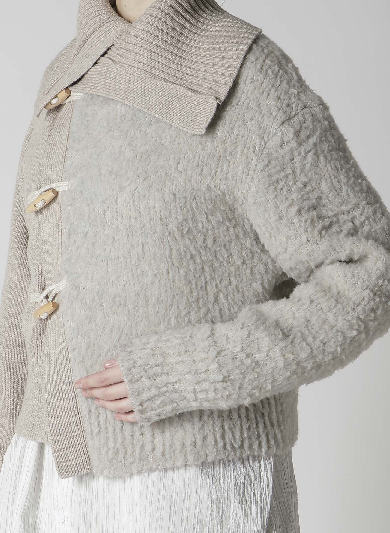 新品　toggle button knit cardigan TOGGLE BUTTON ASYMMETRIC CARDIGAN – THE SHOP YOHJI YAMAMOTO