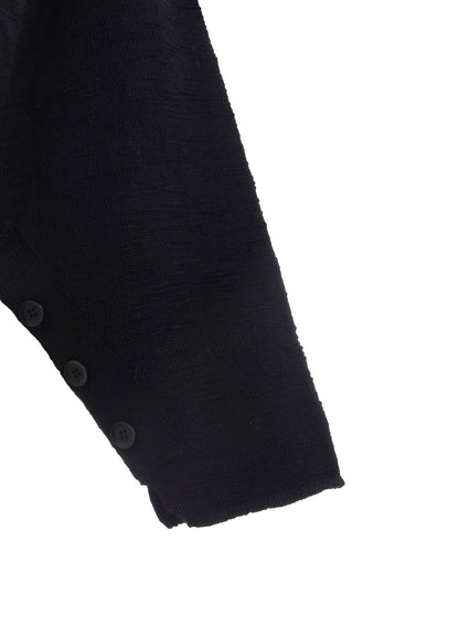 SLUB WOOL DESIGN KNIT PULLOVER