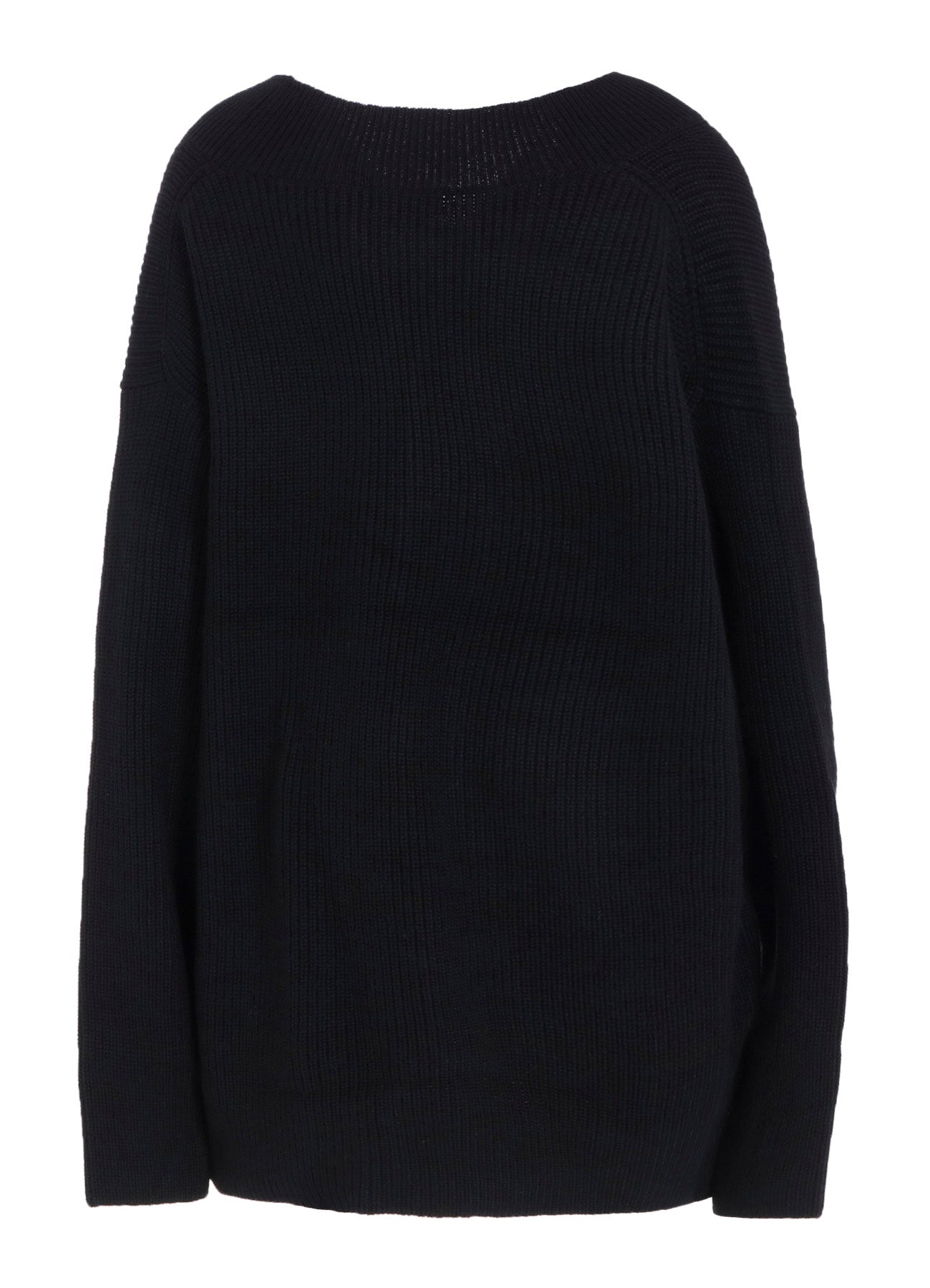 BIG V-NECK KNITTED CARDIGAN