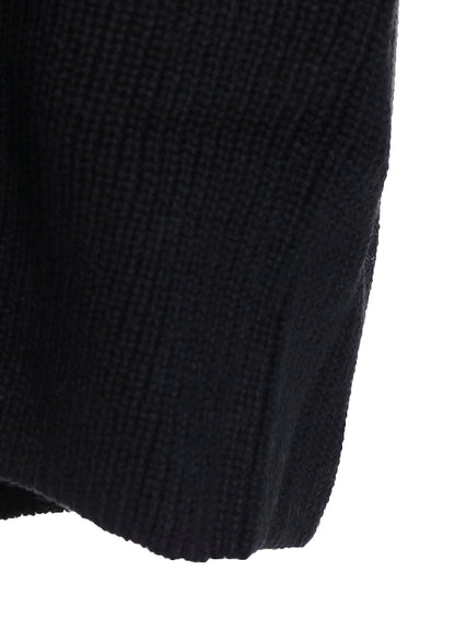 BIG V-NECK KNITTED CARDIGAN