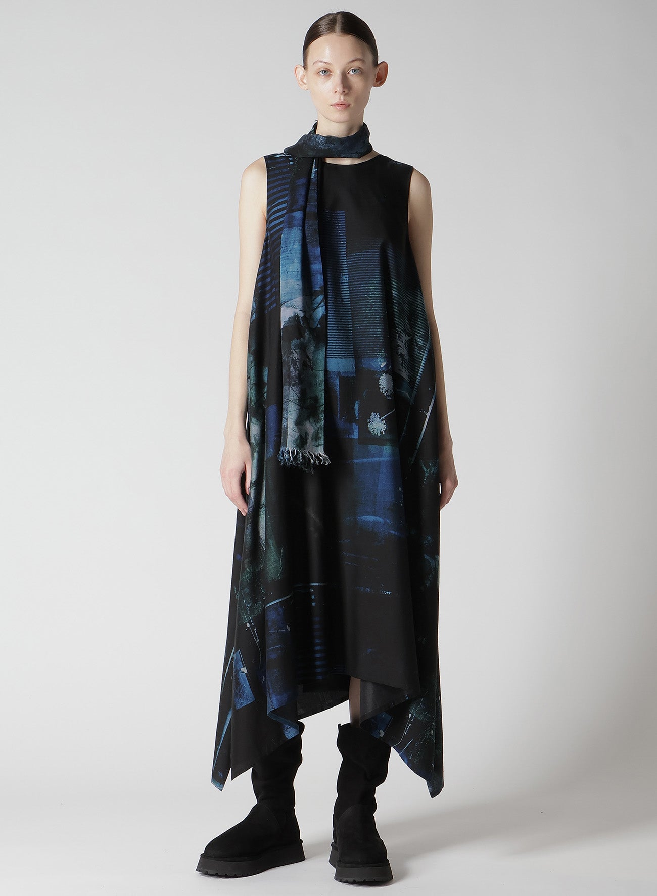 FILAGEN FLOWER PRINT SCARF