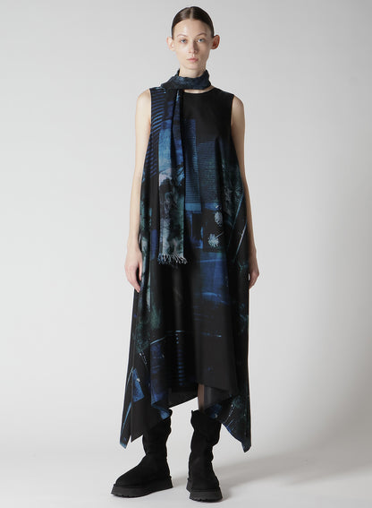 FILAGEN FLOWER PRINT SCARF