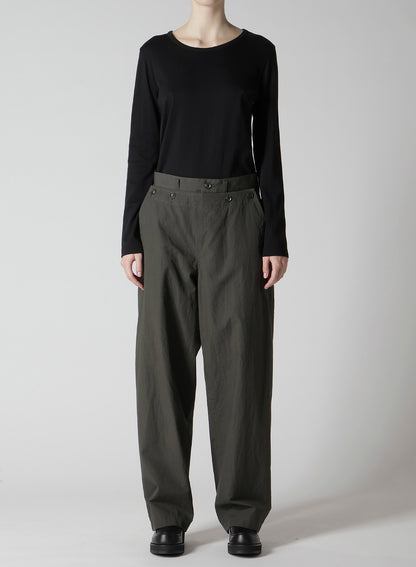COTTON/LINEN SAILOR PANTS