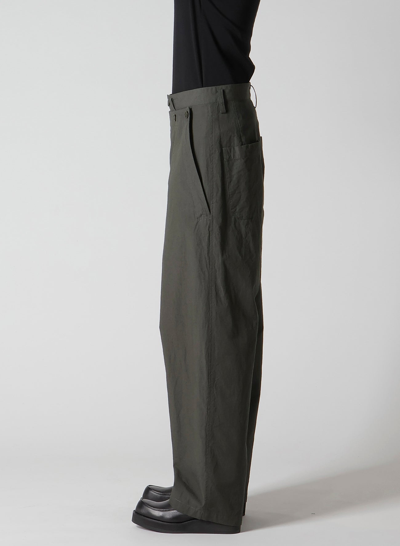 COTTON/LINEN SAILOR PANTS