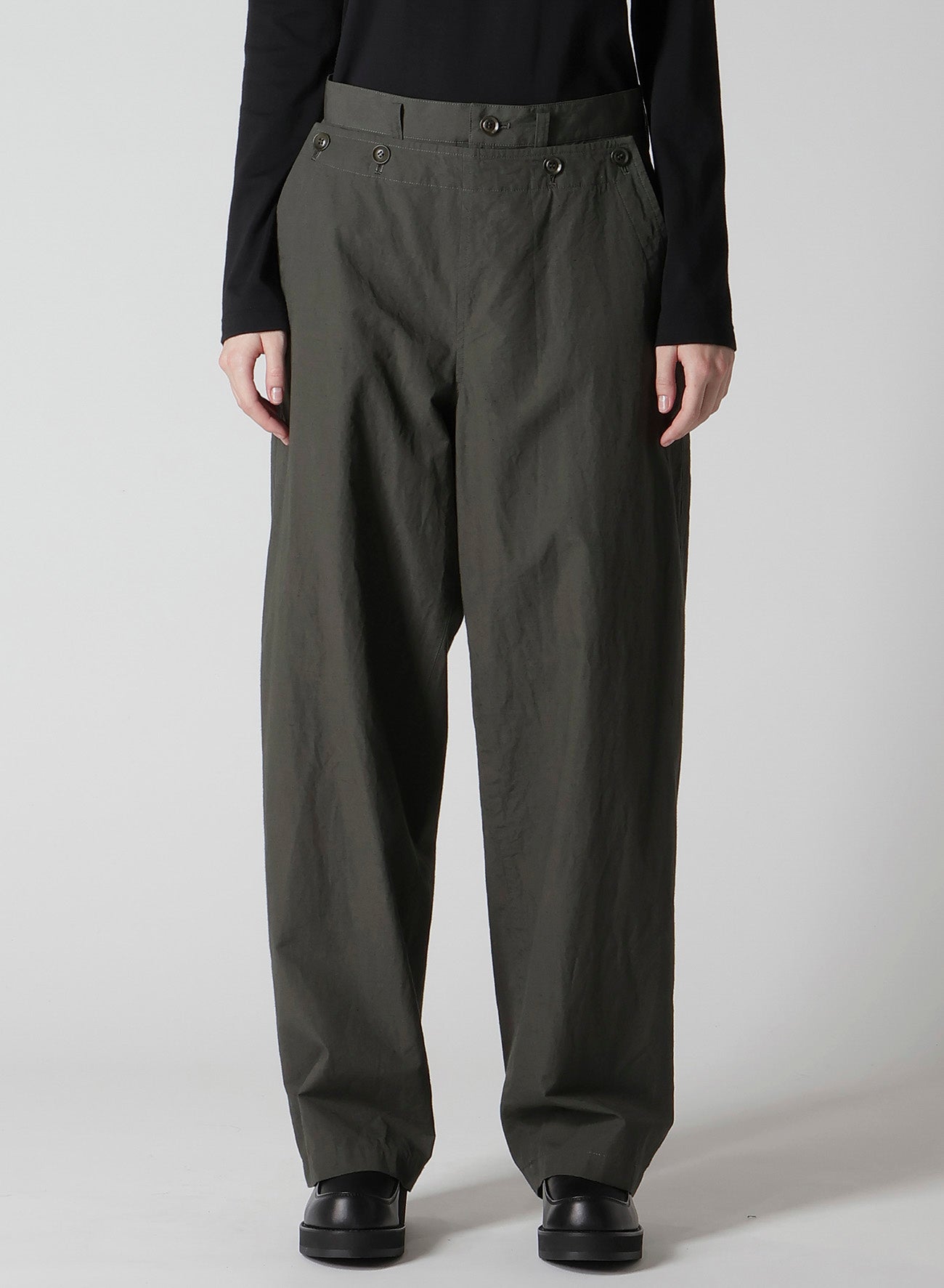 COTTON/LINEN SAILOR PANTS