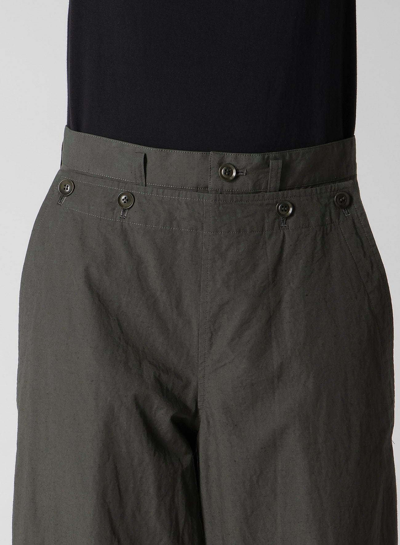 COTTON/LINEN SAILOR PANTS