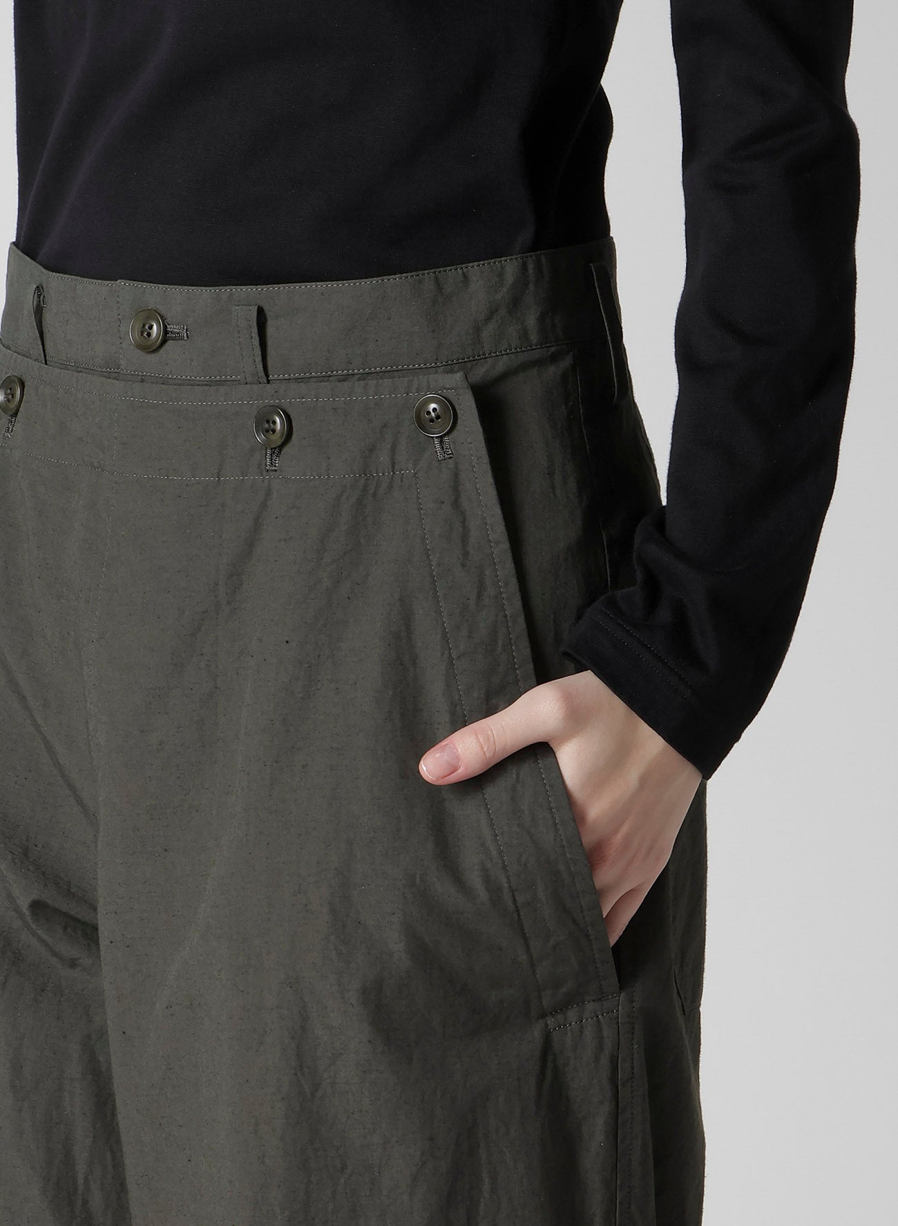 COTTON/LINEN SAILOR PANTS