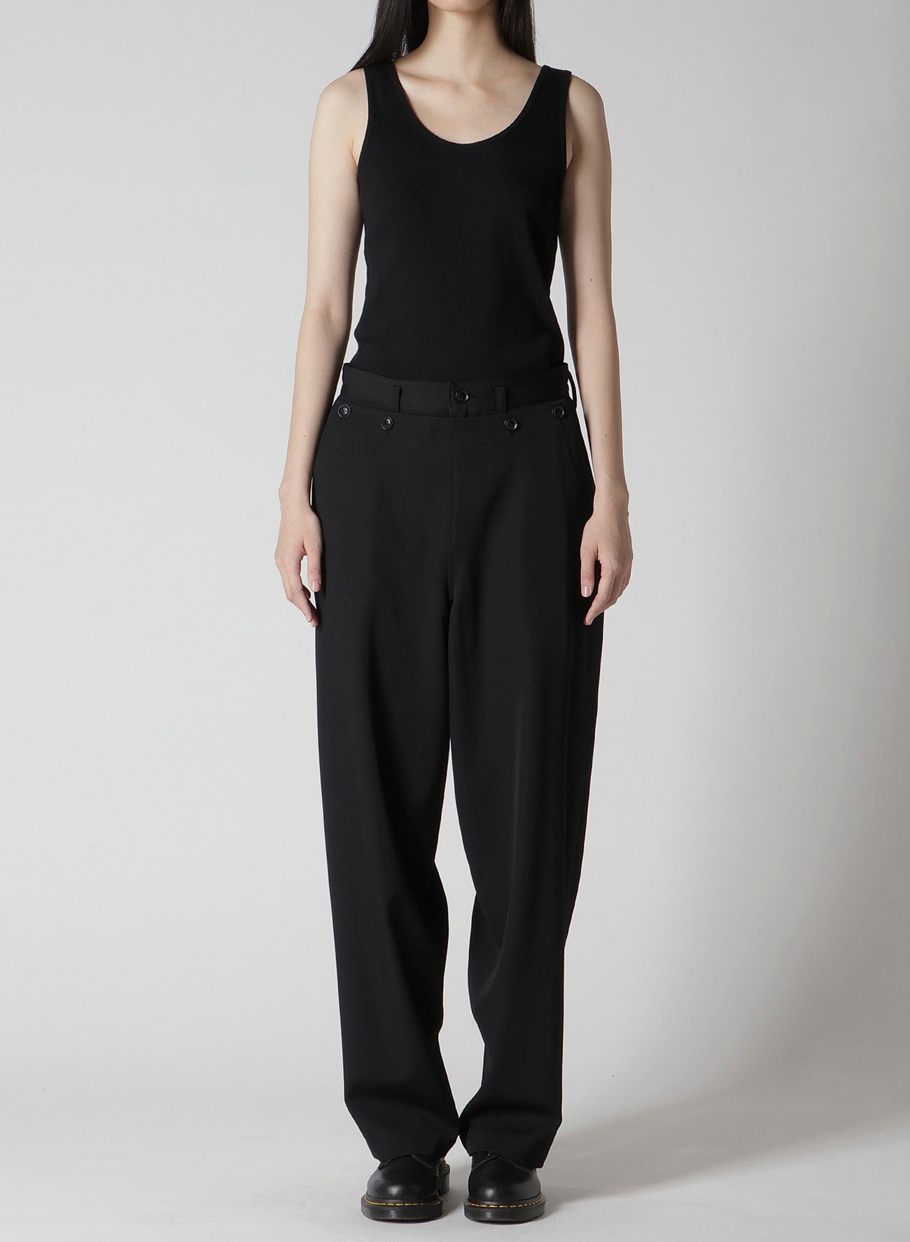 WOOL GABARDINE KO-SAILOR PANTS