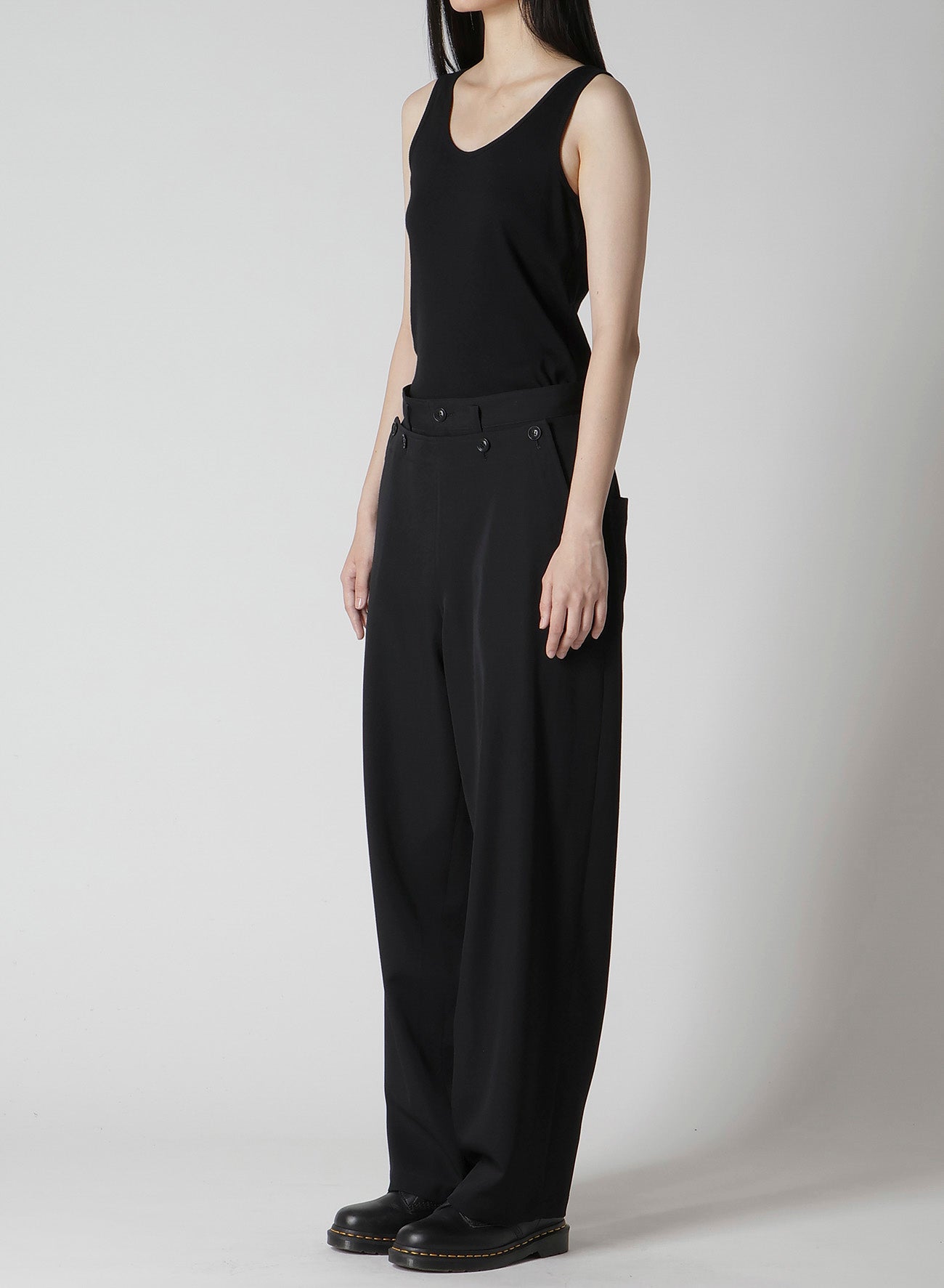 WOOL GABARDINE KO-SAILOR PANTS