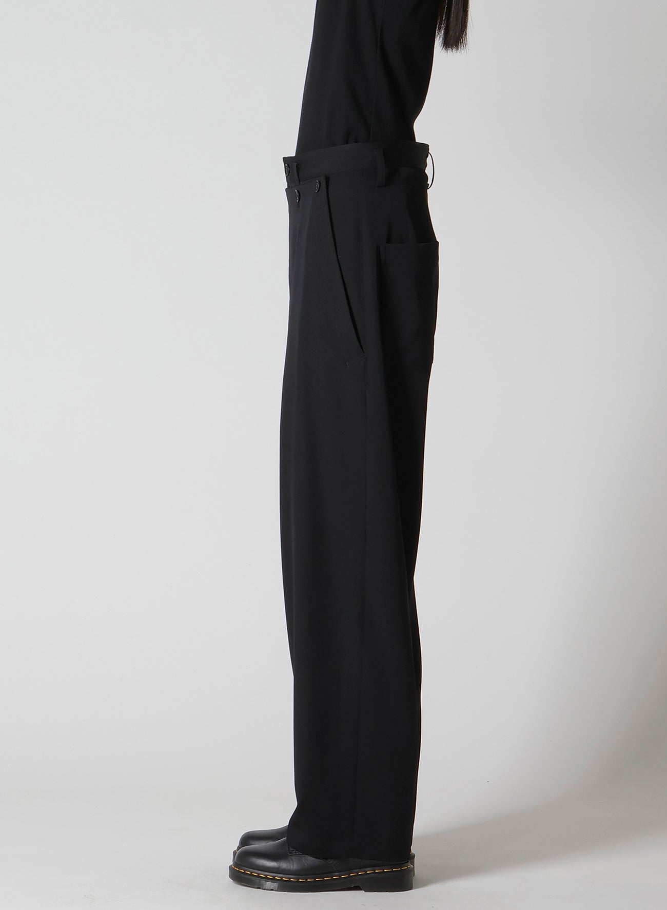 WOOL GABARDINE KO-SAILOR PANTS