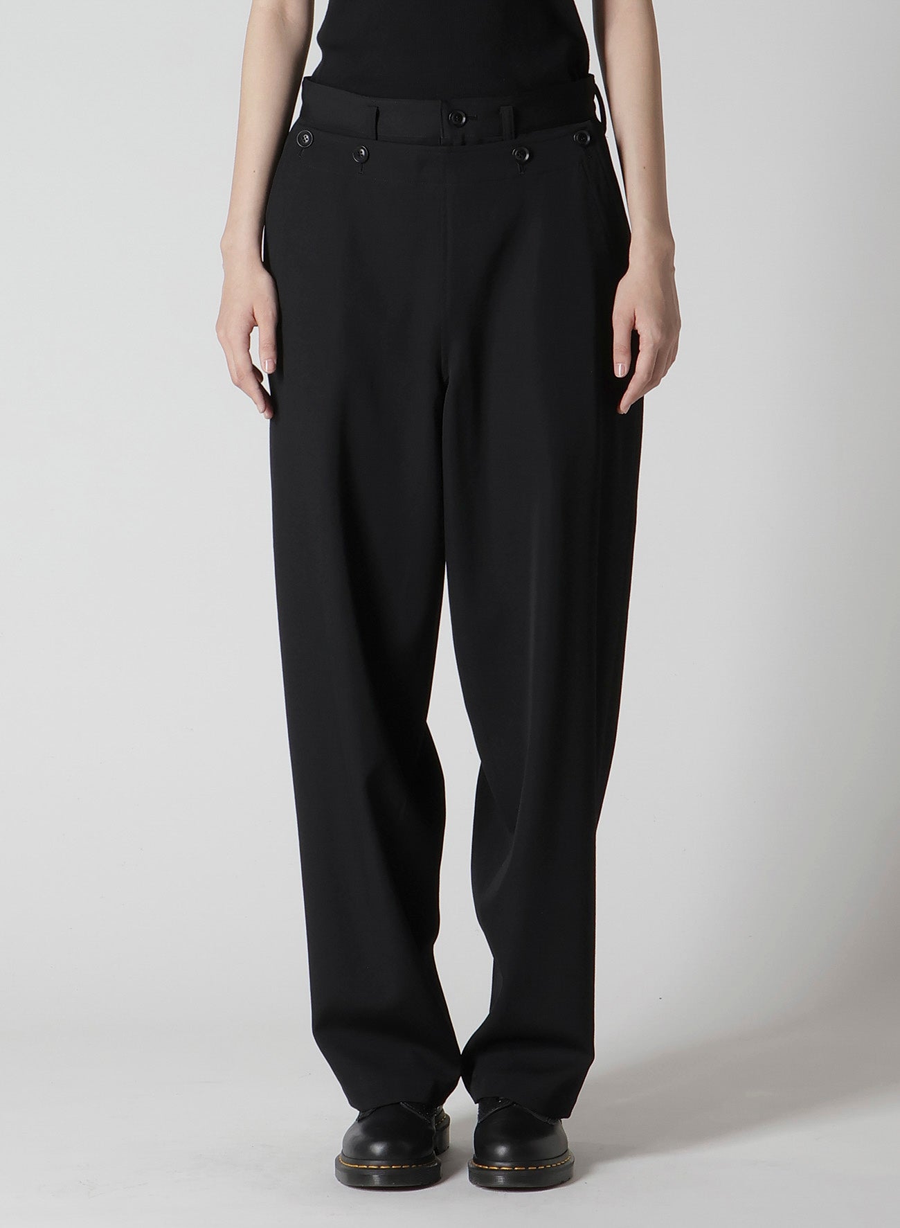 WOOL GABARDINE KO-SAILOR PANTS