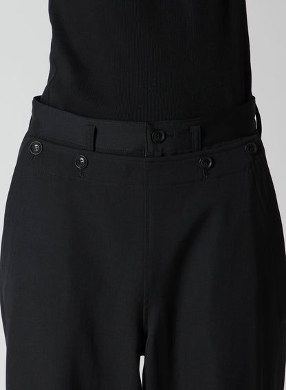 WOOL GABARDINE KO-SAILOR PANTS