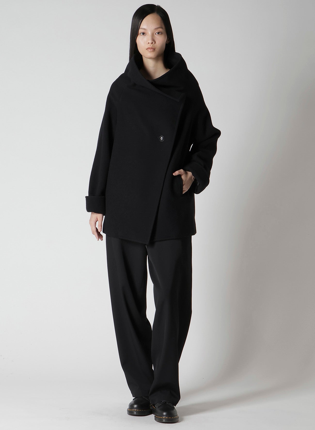 WOOL GABARDINE KO-SAILOR PANTS