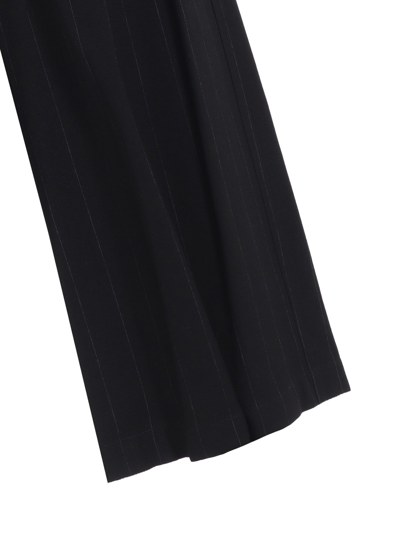 W/RY STRIPE WAIST STRING WIDE PANTS