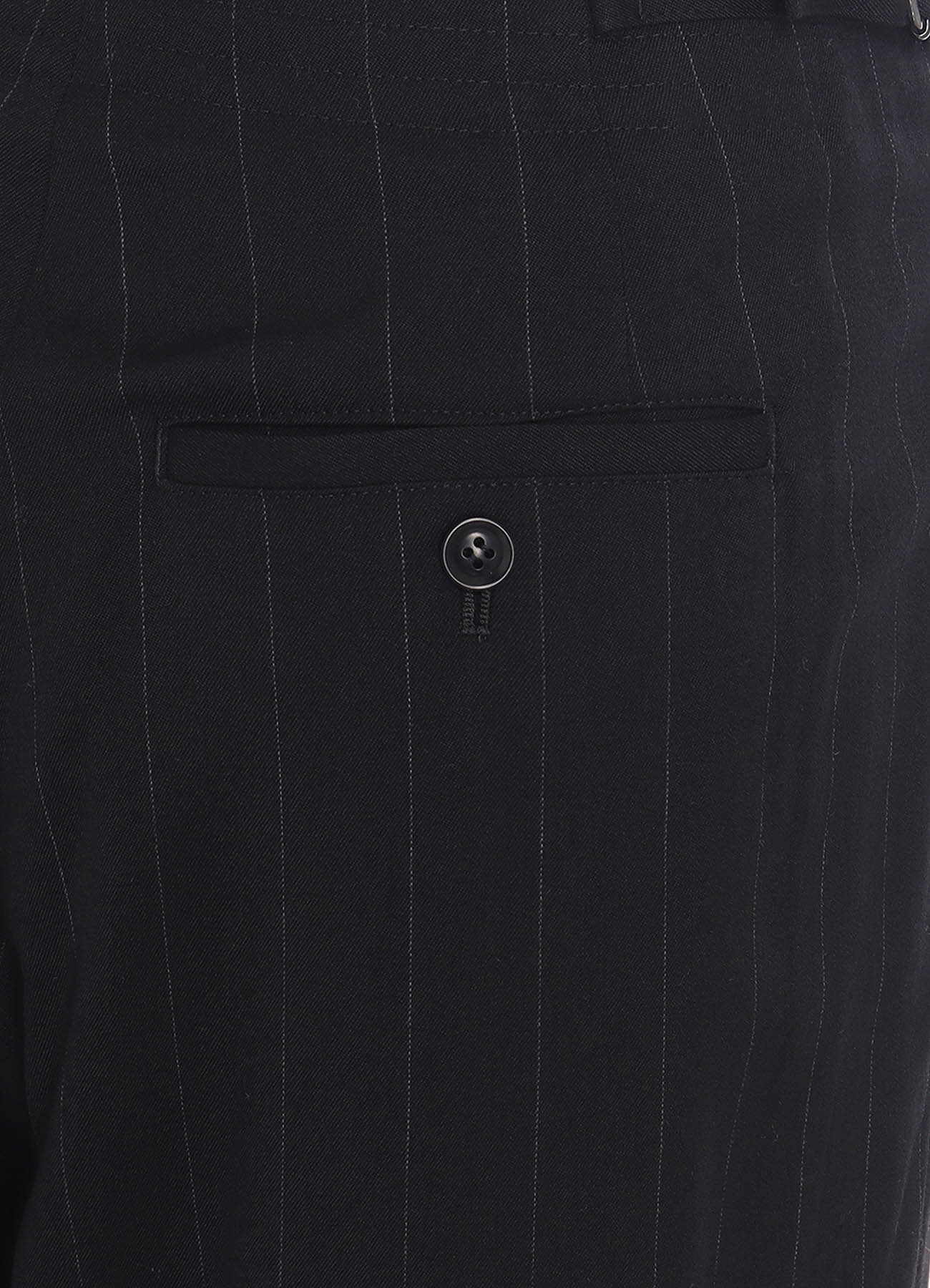 W/RY STRIPE WAIST STRING WIDE PANTS