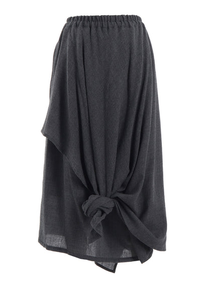 WOOL GAUZE TWILL PANTS