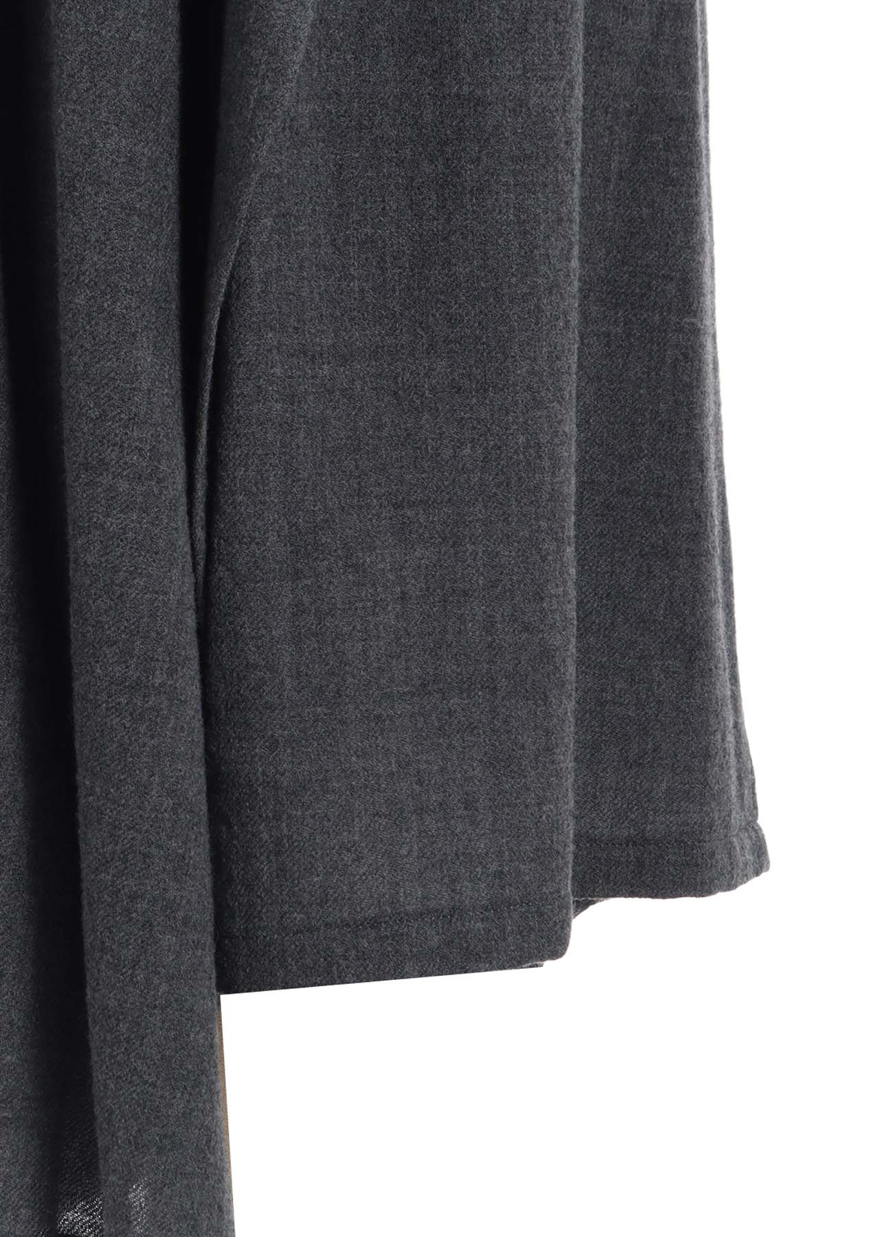 WOOL GAUZE TWILL PANTS